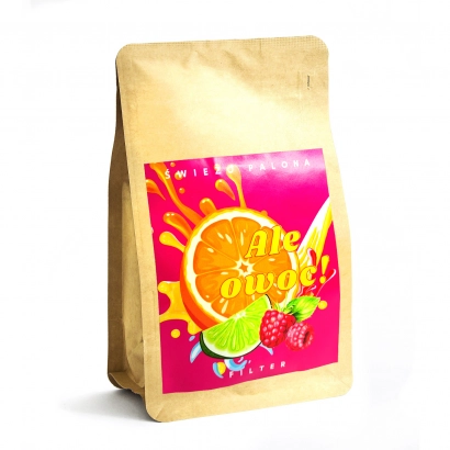 Ale Owoc! Costa Rica La Fila Natural kawa ziarnista waga 250g - zdjęcie 1
