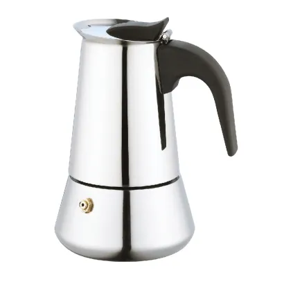 Kinghoff kawiarka stalowa na indukcję pojemność 4 tz / 200 ml kolor srebrna - miniatura 1