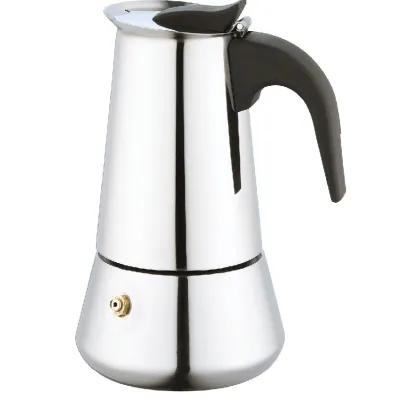 Kinghoff kawiarka stalowa na indukcję pojemność 6 tz / 300 ml kolor srebrna - miniatura 1