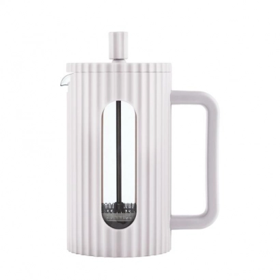 Klausberg French press zaparzacz do kawy i herbaty pojemność 600ml kolor kremowy - miniatura 1