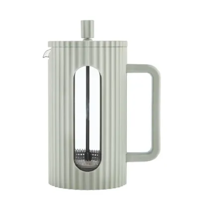 Klausberg French press zaparzacz do kawy i herbaty pojemność 1000 ml kolor oliwkowy - miniatura 1