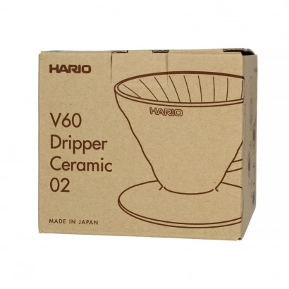 Hario dripper V60 ceramiczny kolor szary rozmiar V02 - miniatura 2