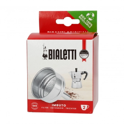 Lejek do kawiarek aluminiowych Bialetti pojemność 2 espresso - zdjęcie 1