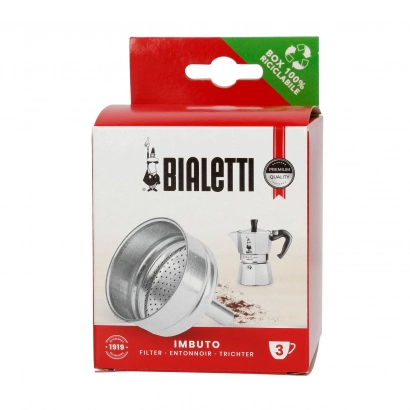 Lejek do kawiarek aluminiowych Bialetti pojemność 3 espresso - zdjęcie 1