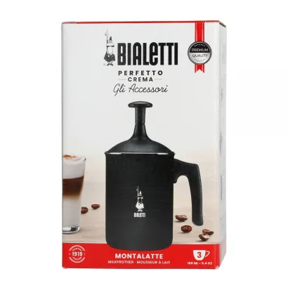 Bialetti Tuttocrema Montalatte spieniacz do mleka czarny 3tz 160 ml - zdjęcie 4
