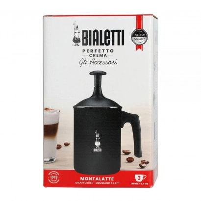 Bialetti Tuttocrema Montalatte spieniacz do mleka czarny 3tz pojemność 160 ml - zdjęcie 4