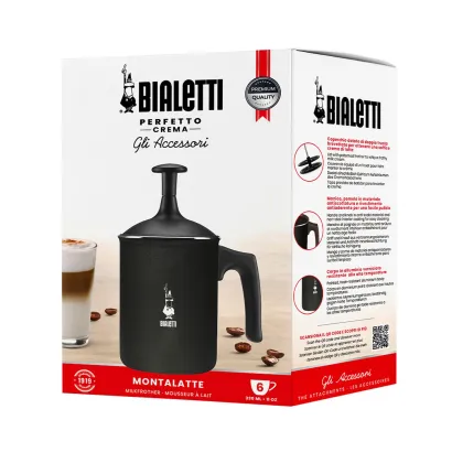 Bialetti Tuttocrema Montalatte spieniacz do mleka czarny pojemność 330 ml - zdjęcie 4