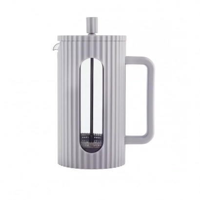 Klausberg French press zaparzacz do kawy i herbaty pojemność 1l kolor szary - miniatura 1