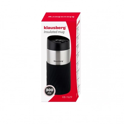 Klausberg Kubek termiczny pojemność 300 ml kolor beżowy - miniatura 2