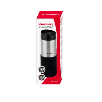 Klausberg Kubek termiczny 420 ml biały - miniatura 2