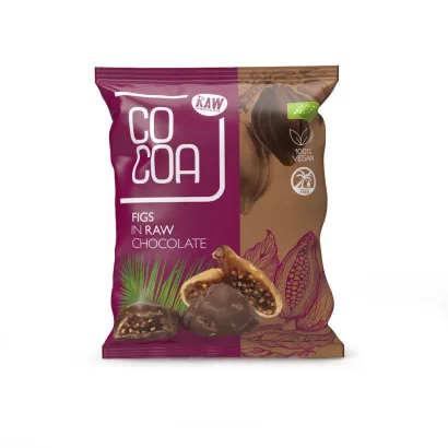 COCOA Figi w surowej czekoladzie BIO waga 70 g - miniatura 1
