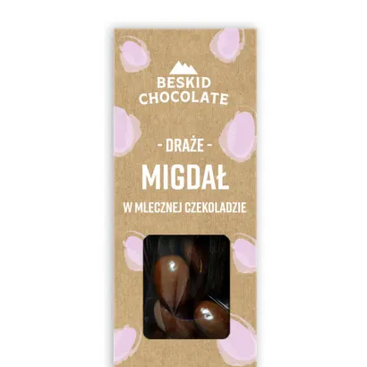 Beskid Chocolate Migdał w mlecznej czekoladzie 50g - miniatura 2