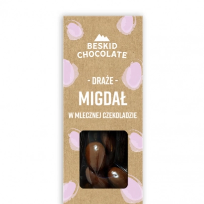 Beskid Chocolate Migdał w mlecznej czekoladzie waga 50g - miniatura 2