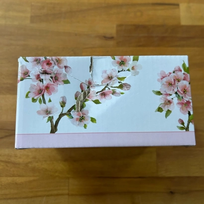 OUTLET Sakura zestaw 2 filiżanek 100ml z drewnianymi spodkami - miniatura 2