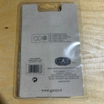 OUTLET Uszczelki silikonowe i sitko do kawiarek GAT rozmiar 2 tz - miniatura 2