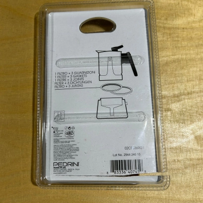 OUTLET Uszczelki silikonowe i sitko do kawiarek stalowych Pedrini rozmiar 2 tz - miniatura 2