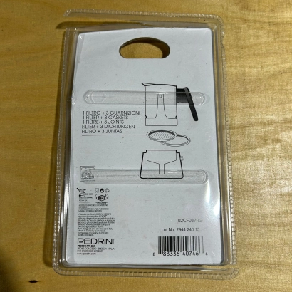OUTLET Uszczelki silikonowe i sitko do kawiarek stalowych Pedrini rozmiar 4 tz - miniatura 2