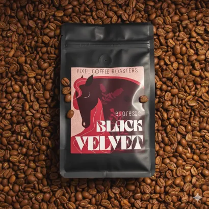 Kawa ziarnista PIXEL Black Velvet waga 250 g - zdjęcie 2