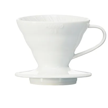 Hario dripper V60 ceramiczn biały V01 - miniatura 1