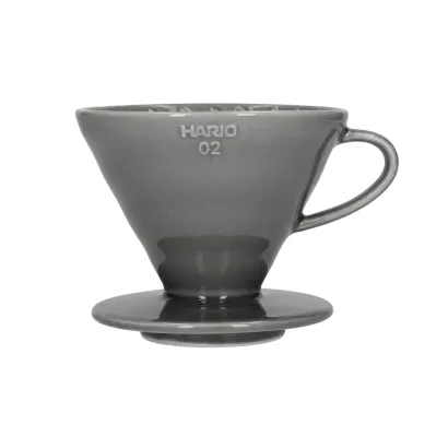 Hario dripper V60 ceramiczny szary V02 - miniatura 1