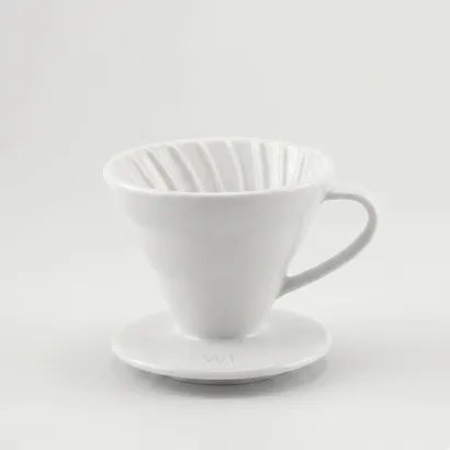 Dripper Ceramiczny Tiamo kolor biały rozmiar V01 - miniatura 1