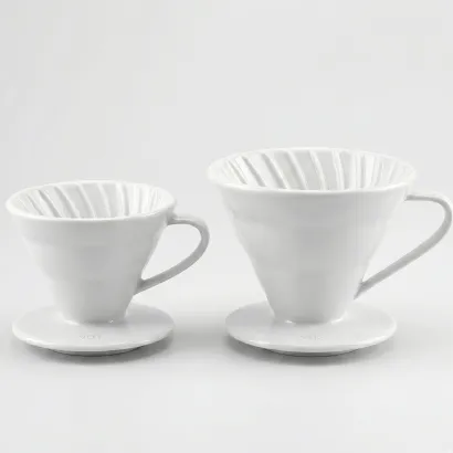 Dripper Ceramiczny Tiamo kolor biały rozmiar V01 - miniatura 2