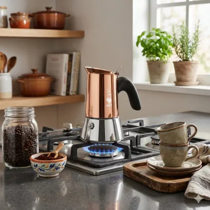 Bialetti New Venus kawiarka stalowa 2 tz / 85 ml miedziana - zdjęcie 3