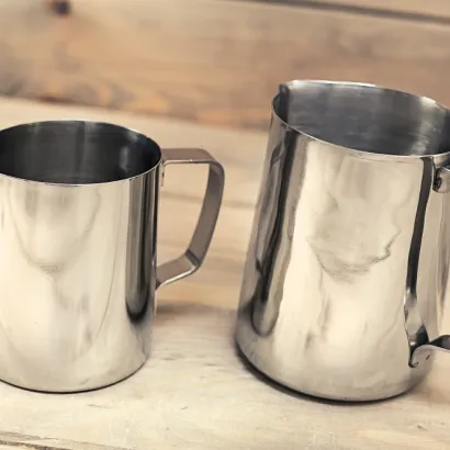 Dzbanek do spieniania mleka stalowy pojemność 600 ml - zdjęcie 2