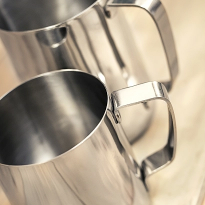 Dzbanek do spieniania mleka stalowy pojemność 600ml - zdjęcie 4