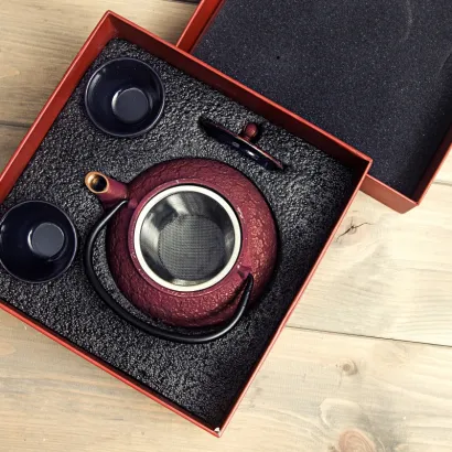 Bredemeijer Shanghai żeliwny zaparzacz i dwie czarki pojemność 600 ml - zdjęcie 3