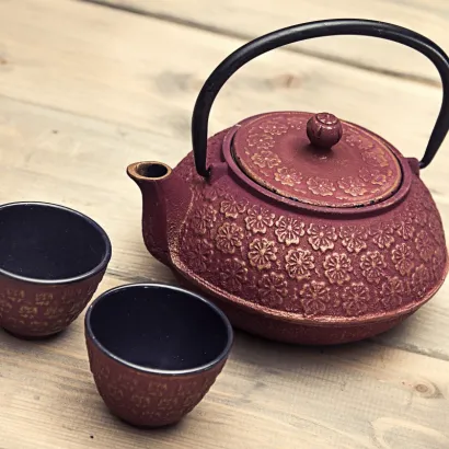 Bredemeijer Shanghai żeliwny zaparzacz i dwie czarki pojemność 600 ml - zdjęcie 2