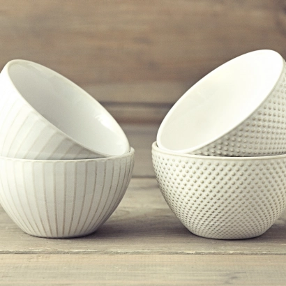 BAILONG Zestaw czarek Kaori z kamionki 4 szt pojemność 120 ml - zdjęcie 2