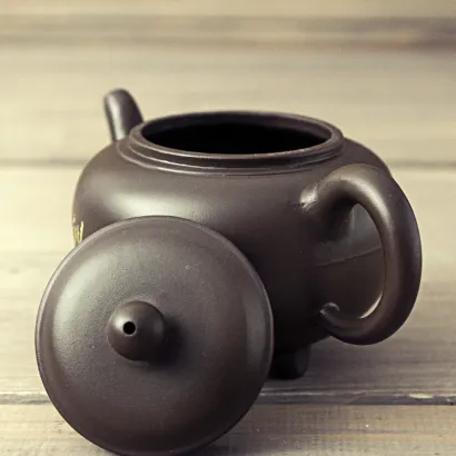 Tea Pot Yixing Clay dzbanek z kamionki 150 ml - zdjęcie 4