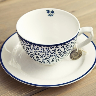 Laura Ashley Floris filiżanka cappuccino pojemność 230 ml - zdjęcie 2