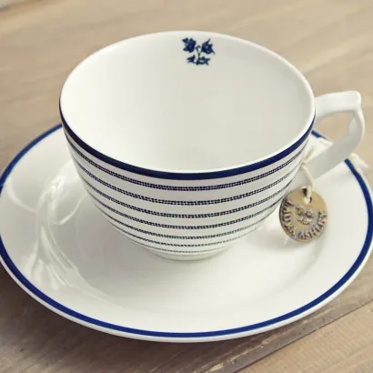Laura Ashley Candy Stripe filiżanka cappuccino 230 ml - zdjęcie 2