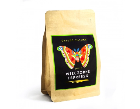 Wieczorne Espresso Colombia Sugar Cane Decaf kawa ziarnista