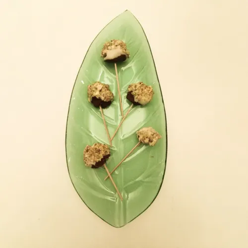 Trufle aka lizaki czekoladowo-malinowe na patyczkach