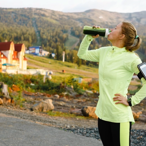 Napój izotoniczny na bazie zielonej herbaty