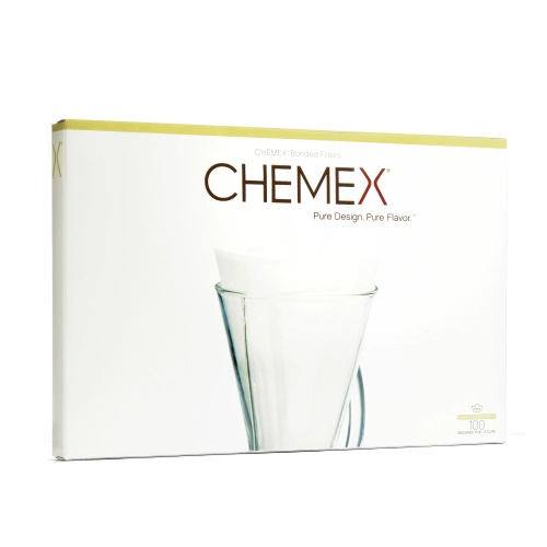 Chemex filtry kształt półksiężyc - niezłożone rozmiar 3 filiżanki oznaczenie FP-2