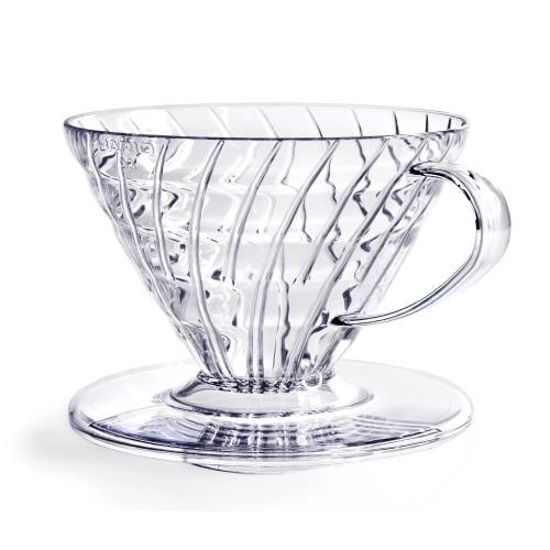 Hario dripper V60 plastikowy przezroczysty rozmiar V01