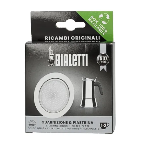 Uszczelka i sitko do kawiarek stalowych Bialetti New Venus rozmiar 1/2 tz