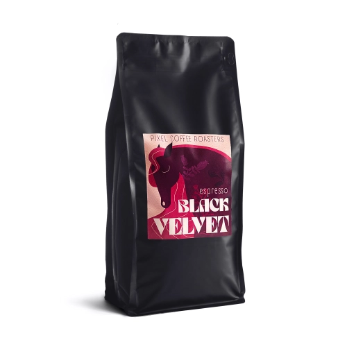 PIXEL Black Velvet kawa ziarnista waga 1kg