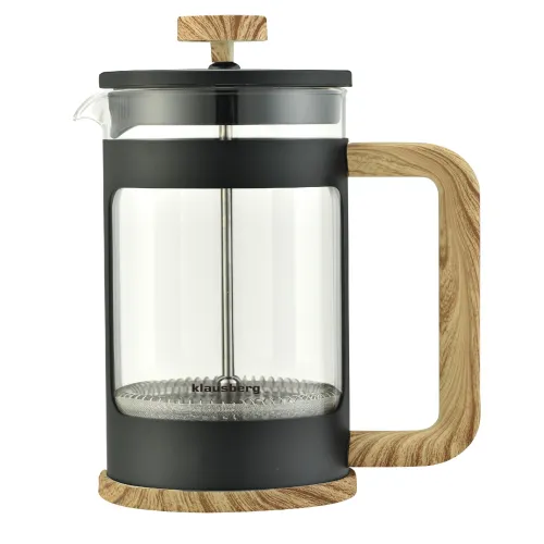 Klausberg French press zaparzacz drewniany pojemność 600 ml