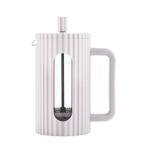 Klausberg French press zaparzacz do kawy i herbaty pojemność 600ml kolor kremowy
