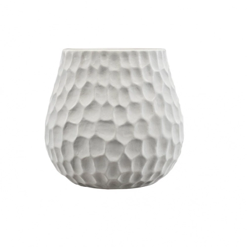 Tykwa Ceramiczna Plaster Miodu biały