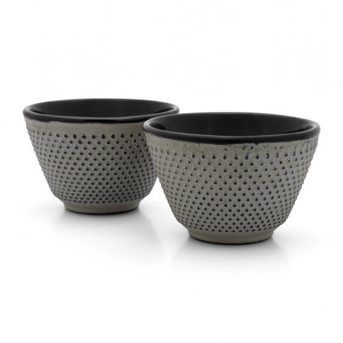 Bredemeijer Xilin czarki 2 sztuki kolor szary