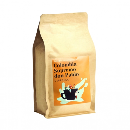 Colombia Supremo Don Pablo Washed kawa ziarnista waga 500g