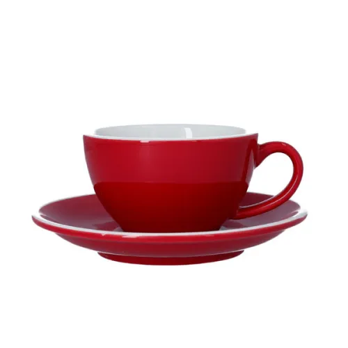 EPIC filiżanka do cappuccino pojemność 230ml kolor czerwona