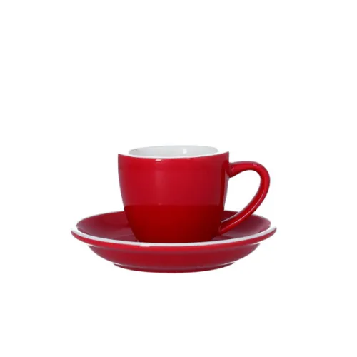 EPIC filiżanka do espresso pojemność 70 ml kolor czerwona