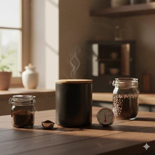 Jak prawidłowo przechowywać kawę ziarnistą i mieloną, aby zachować świeżość, smak i aromat?